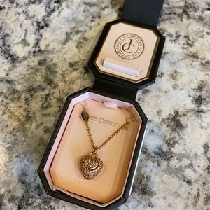 NEW! Juicy Couture ❤️ Pave Heart Necklace